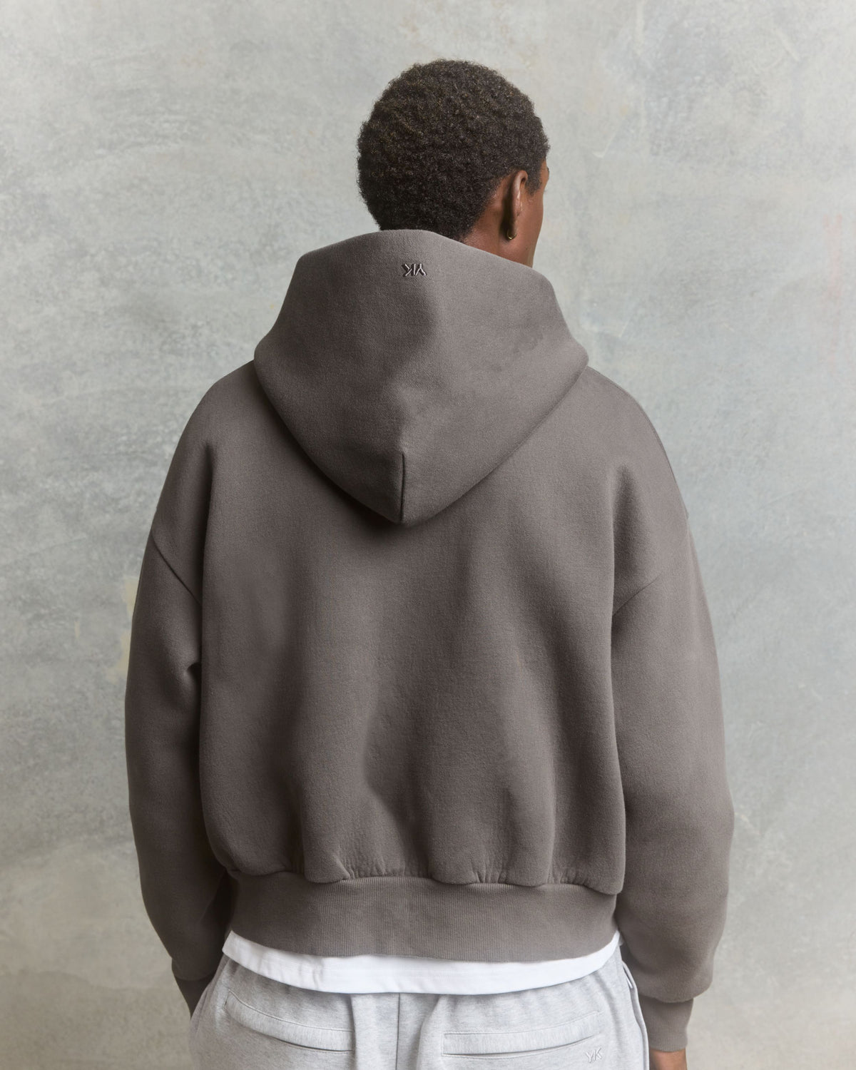 Nothing Form Zip-Up Hoodie | Shadow Grey-4